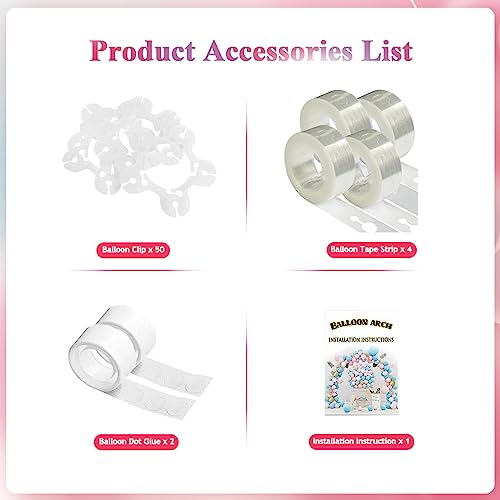 Fomcet 7.2FT Round Backdrop Stand White Metal Circle Balloon Arch Frame for Birthday Wedding Party Anniversary Valentine Wedding Ceremony Decorations Thickened Square Tubes by Fomcet - Image 4