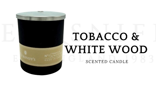 Amazon.com: Pecksniffs Tobacco & White Wood Scented Candle
