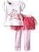 Mud Pie  Girls' Bunny 2-Piece Set, Pink, 12-18 Months