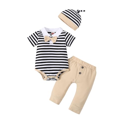 Image of VINUOKER Preemie Newborn Baby Boy Clothes Newborn Infant Gentlemen Outfit Set