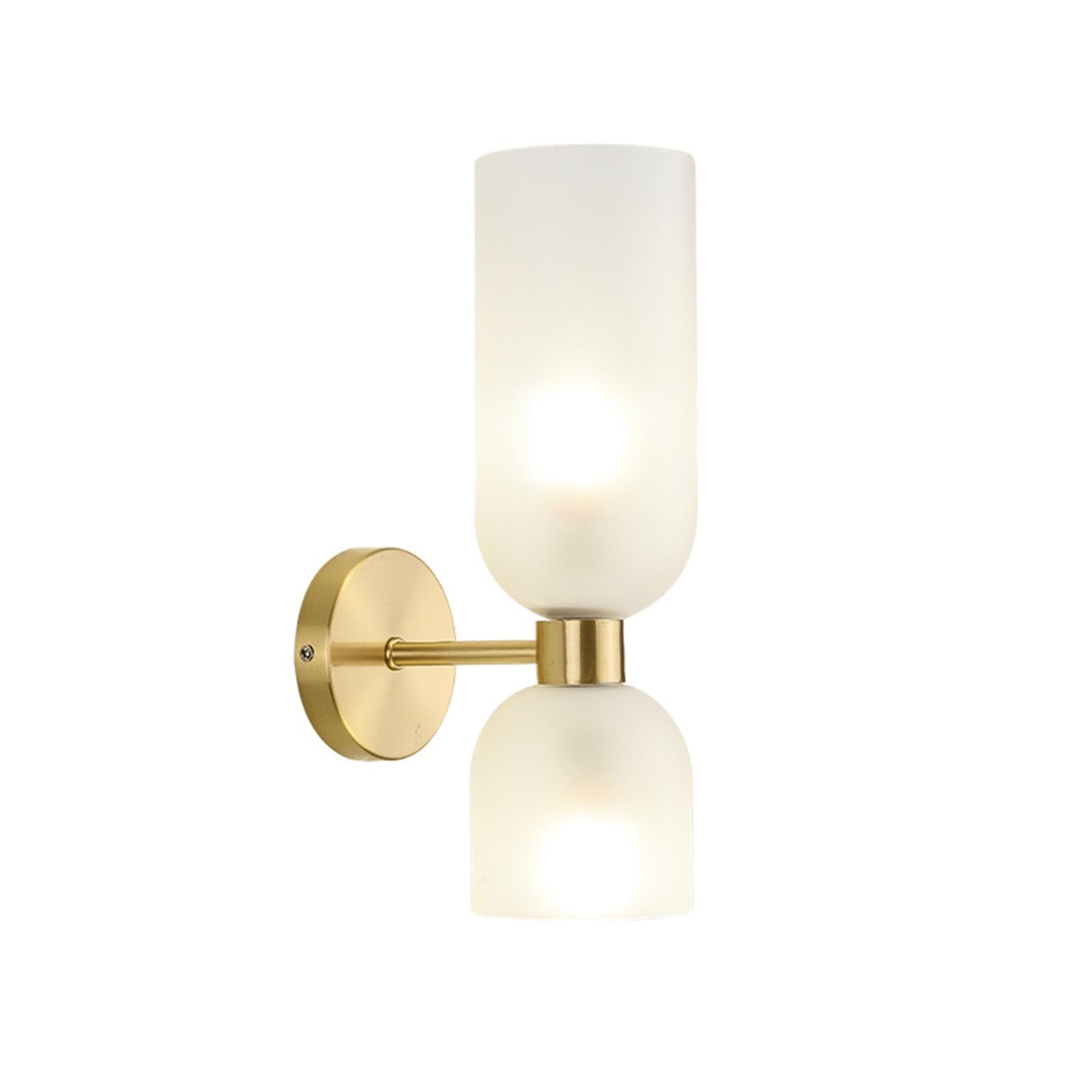 SILVASILNEX Nordic wall lamp All Copper Simple Background wall lamp Bedroom Creative Aisle Stair Lighting Warm Bedside lamp