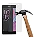 Produktbild yayago Displayschutzglas 0,26 MM Displayschutzfolie für Sony Xperia E5 Glasfolie Hartglas 9H (bewusst Kleiner als das Display, da Dieses gewölbt ist)