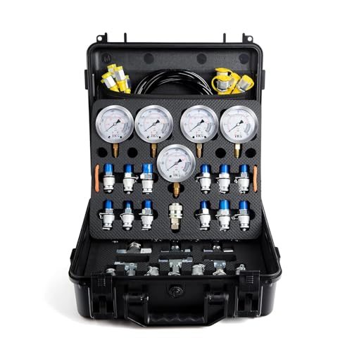 Kit de jauge hydraulique haute performance pour engins de chantier et excavatrices