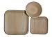 Table To Go 75-Piece Palm Leaf Square Dinnerware Set