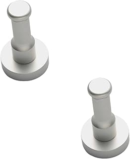 Cabilock 2pcs Metal Clothes Rack Wall Mount Clothing Rack Wall Mount Coat Rack Heavy Duty Coat Hangers Keychain Hook Door Back Hanger hat Aluminum Coat Hook Backpack Towel Hook Owen Hook up