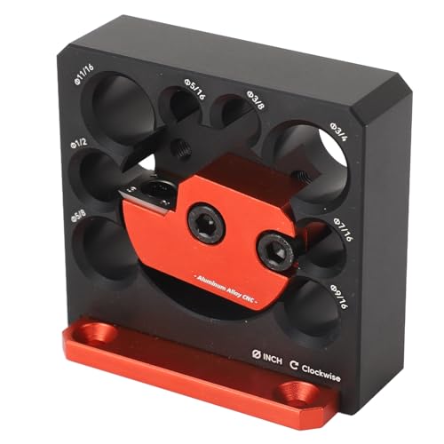 8 Hole Dowel Maker Jig Kit, Jig Round Rod Dowel Maker Aluminium Alloy Round Rod Woodworking Auxiliary Tool Inch Type