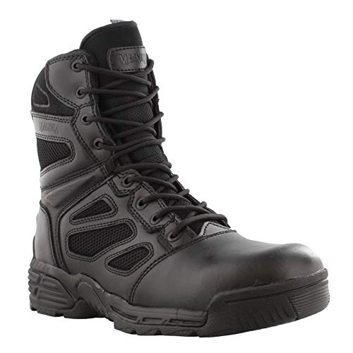 Magnum Men's, Raptor Side Zip Tactical Boots Black 13 M