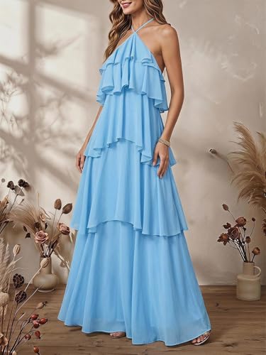 Image of SOLY HUX Women's Wedding Guest Maxi Dress