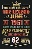 Photo Gallery june 1961 the man the myth the legend: notebook - journal| june 62 birthday gift for men women girls boys birthday 1961 personalized Photo Gallery june 1961 the man the myth the legend: notebook - journal| june 62 birthday gift for men women girls boys birthday 1961 personalized