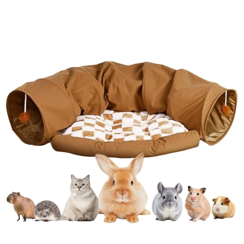Túneles para gatos contra el aburrimiento en cama cueva lavable 2