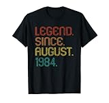Photo Gallery legend since august 1984 retro 38 years old 38th birthday maglietta Photo Gallery legend since august 1984 retro 38 years old 38th birthday maglietta