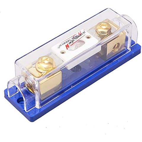 Magic source Inline Anl Fuse Holder with 100 Amp Ceramic ANL Fuse for Car Audio Installation Cover