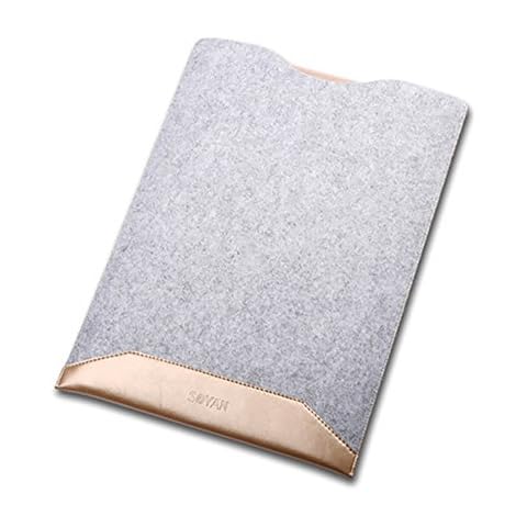 Imitation Leather&Felt Sleeves Laptop Tablet Case Briefcase/Computer Bag/Carry Case for 13.3 Inch Laptop/Notebook/MacBook/Ultrabook Gold Cover