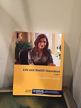 Paperback Life and Health Insurance License Exam Manual Book