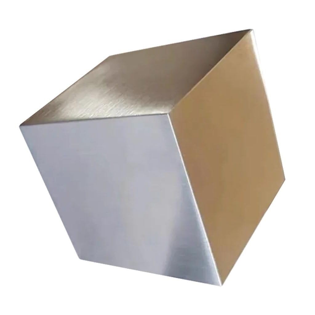 Przycisk do papieru w kształcie kostki ze stali nierdzewnej 304 - polerowany kwadratowy blok | Wymiary: 40mm, 45mm, 50mm(40x40x40mm)