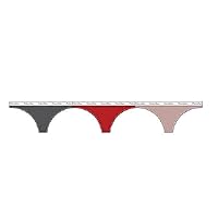 Calvin Klein Thong 3Pk 000Qd3558E, Perizoma