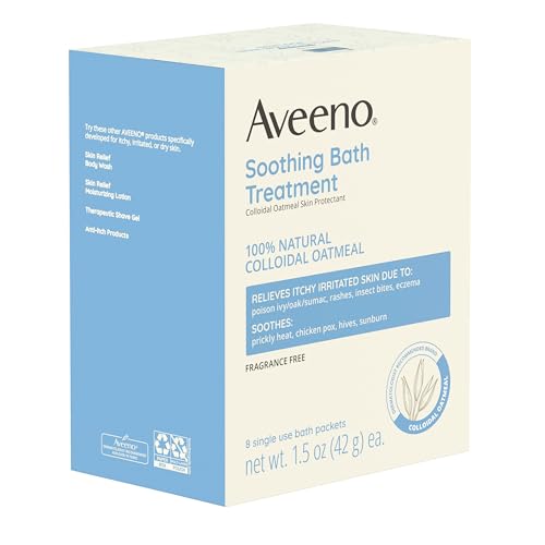 image for Aveeno Fragrance-Free Soothing Bath Treatment & Soak for Soothing Reli