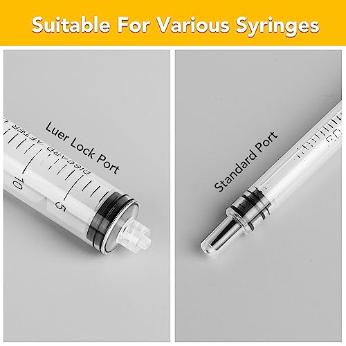 Image of TENKAIWICK 30Ga 1 /2 Inch Luer Lock for Scientific Lab Measuring,150 Pack, Individually Wrapped