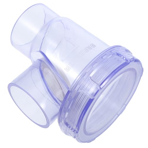 Hemobllo Clapet Anti-refoulement Pvc Transparent Pour Tuyaux De Cuisine Valve Unidirectionnelle Facile à Installer Résistante Aux Températures Et