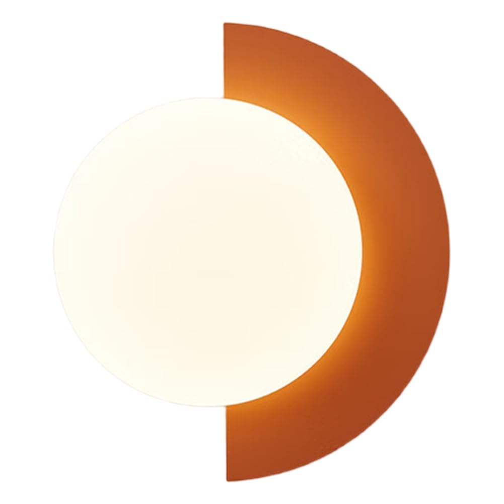 Applique murale chambre et chevet moderne à éclairage orange