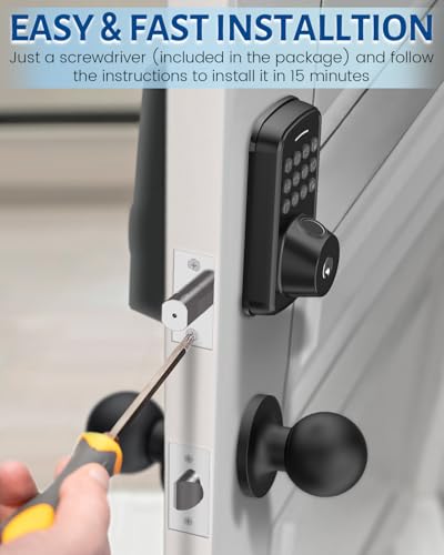 Smart Biometric Front Door Lock with Camera