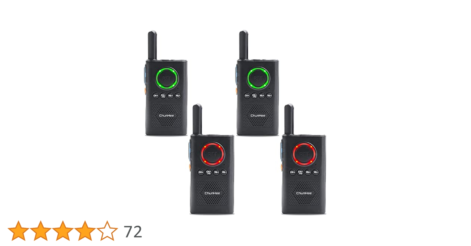 Amazon | トランシーバー 4台セット 長距離 トランシーバー 充電