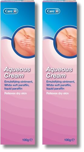 Image of Care Aqueous Cream 100g, Relieves Symptoms of Dry Skin (Pack of 2)