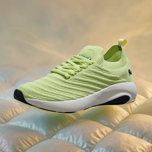 Image of Neeman's Begin Walk Glide Women's Walking Sneakers with CushyWalk Cushioning | Stretch Knit Breathable Upper, CloudSurge Foam Insole, Anti-Skid EVA Rubber Sole, Lace-Up Comfort Shoes