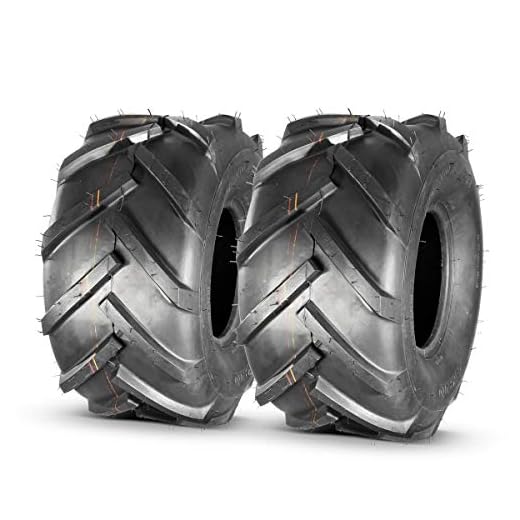 MaxAuto 2 Pcs 20x10.00-8 Super Lug Lawn & Garden Tire, 4PR