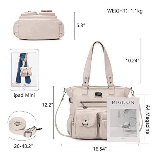 Image of KL928 Large Purses for Women Shoulder Bag Tote Handbags Stylish Vegan Leather Hobo Bags Ladies, A-Black-4 | Large