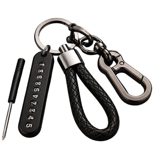Image of Metal Keychain with Carabiner Clip | Portable Key Ring Holder | Heavy Duty Key chain Charm | Everyday Carry Key Accessory for Men Women | Gift for Car & Bike Keys