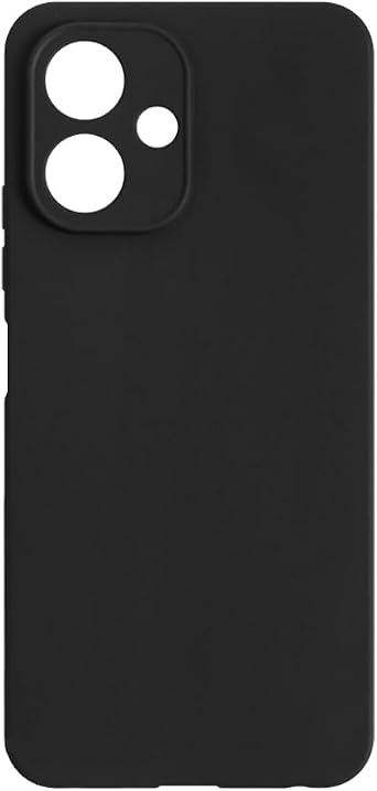 Soft Case Compatible with Tecno Pop 10 4G, Slim Shockproof Bumper Protective Back Cover, Anti-Scratch Flexible Shell, Grip-FriendlyBlack