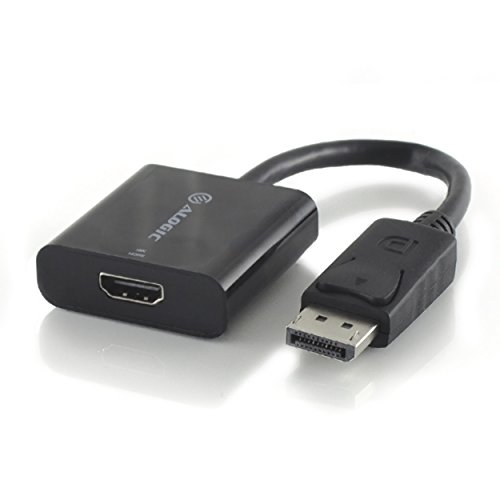 Adaptador DisplayPort 1.2 a HDMI con conectores blindados para señal 4K estable de 20cm