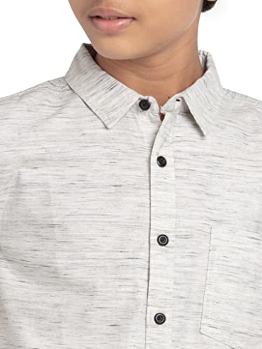 Image of Under Fourteen Only Solid Regular Fit Shirts for Boys
