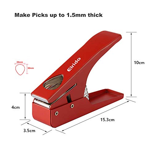 Elrido DIY Médiators de guitare pour faire vos médiators de guitare sans fin avec 2 bandes de médiators et support de… - Les Beatles, Paul McCartney, John Lennon, RIngo Starr, George Harrison Elrido DIY Médiators de guitare pour faire vos médiators de guitare sans fin avec 2 bandes de médiators et support de… – Image 6