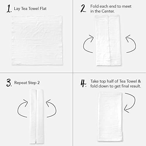 Kitchen Dish Towel Every Meal You Make Every Bite You Take I'll Be Watching You Dog Pet Funny Cute Kitchen Decor Drying Cloth…100% Cotton (Paw Prints) #TOP3