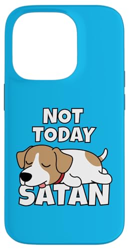Lazy Jack Russell Terrier Not Today Satan �W���b�N�E���b�Z���E�e���A �X�}�z�P�[�X iPhone 14 Pro �p