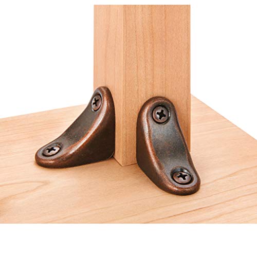 National MFG/Spectrum Brands HHI National Hardware N176-347 N176347 BRC CHR ANT BZ 1X3/4IN Chair Braces, Antique Bronze