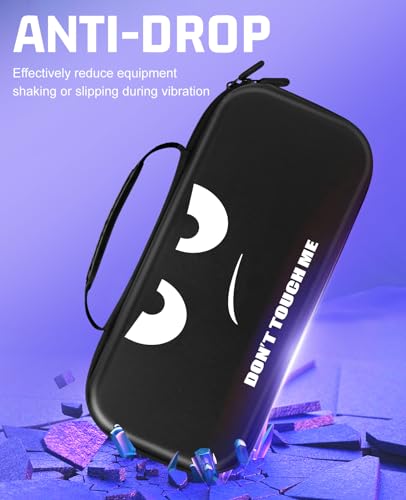 Gurgitat Travel Carrying Case for Playstation Portal Remote Player Carry Cases Protective Hard Shell Cool Face Men Boys Gamer Game Console Accessories Protector Portable Storage Bag for PS Portal