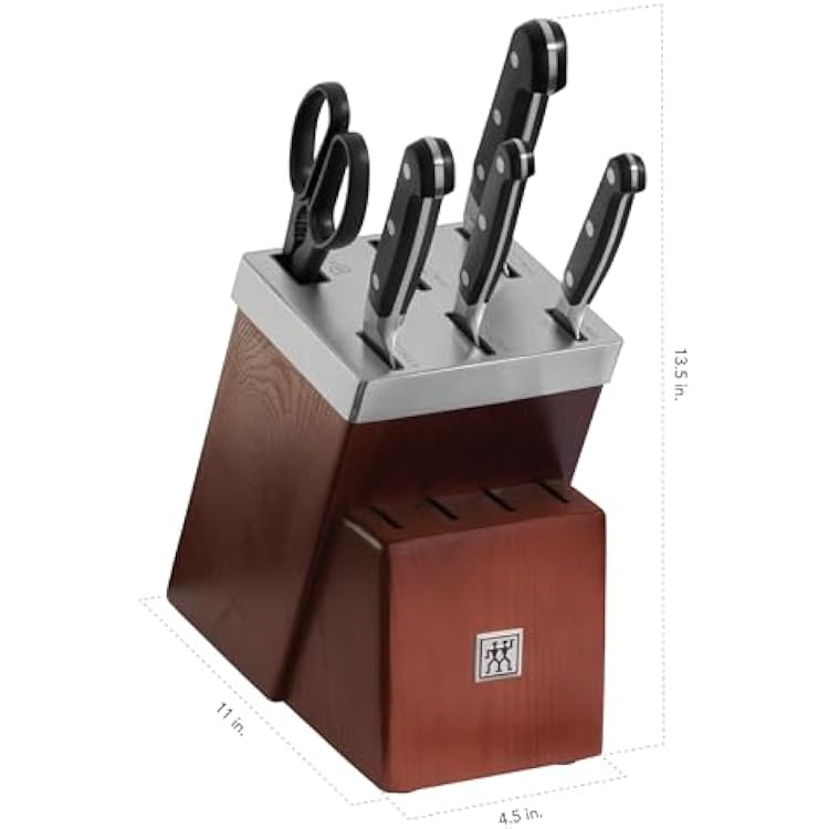 ZWILLING Pro 7-pc Self-Sharpening Knife Block Set