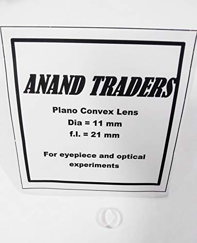 Image of 11mm plano convex lens with 21mm focal length for DIY telescope eyepiece