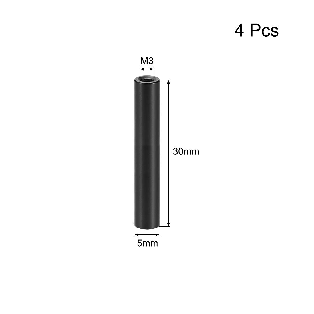 Lot De 10 Entretoises Aluminium Hexagonales M3x30mm Rouge Pour Drone FPV Quadcopter - Neuf