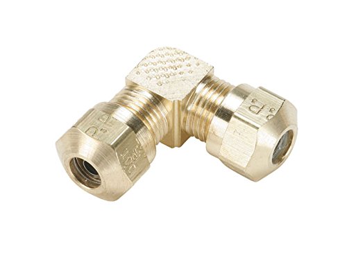 Parker Hannifin 265NTA-4-pk5 Air Brake-NTA Union Elbow Fitting, Brass, 1/4" Compression Tube x 1/4" Compression Tube (Pack of 5)