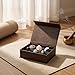 Juniful Unic Taurus Zodiac Energy Set-6 Grounding Crystals for Stability & Wealth & Love Gift for Women & Zodiac Lovers Pyrite Rose Quartz + 4 More in Luxury Box