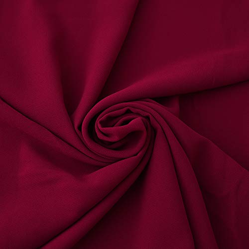 Image of LMVERNA Solid Color Bubble Chiffon Scarf for Women Fashion Soft Hijab Long Scarf Wrap Scarves