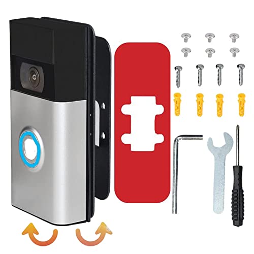 Suporte para porta de apartamento para campainha, suporte para campainha sem perfuração de liga de a