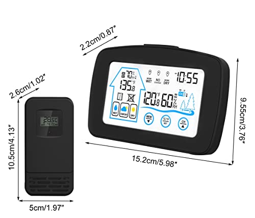 Lancoon-Digital-Weather-Station-Outdoor-Sensor-with-Remote-Control-Indoor-Comfort-Indication-Outdoor-Temperature-and-Humidity-Backlight-for-Living-Room-Home