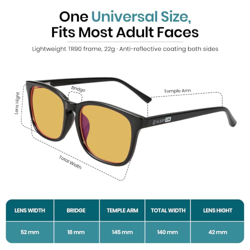 Image of Sleep ZM Blue Light Blocking & Light Sensitivity Glasses - 14 Lens Types for Comfort, Relaxation, Sleep & Relief