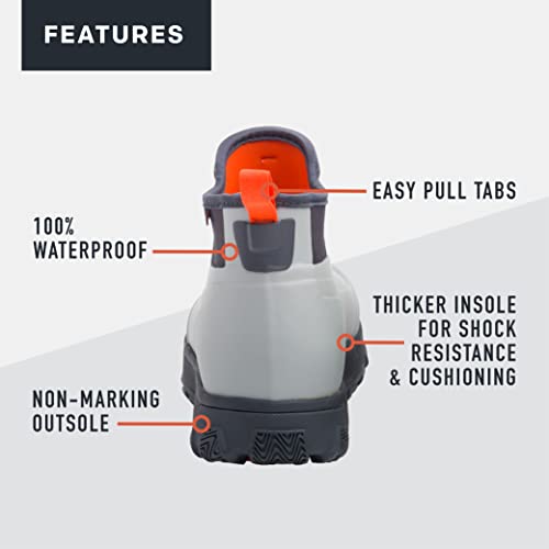 Grundens Men’s Deviation 6” Ankle Boot | Durable, Waterproof, Overcast, M 8 #TOP1