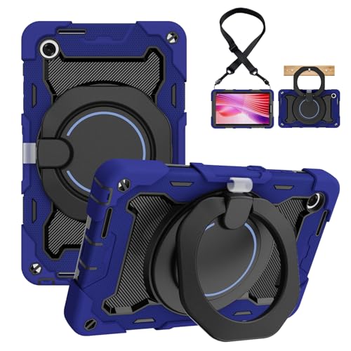 Étui antichoc Lenovo Tab One 8.7" coque avec support bleu